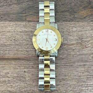 Marc by Marc Jacobs Amy MBM3139 Two Tone Quartz Watch Untested Needs Battery